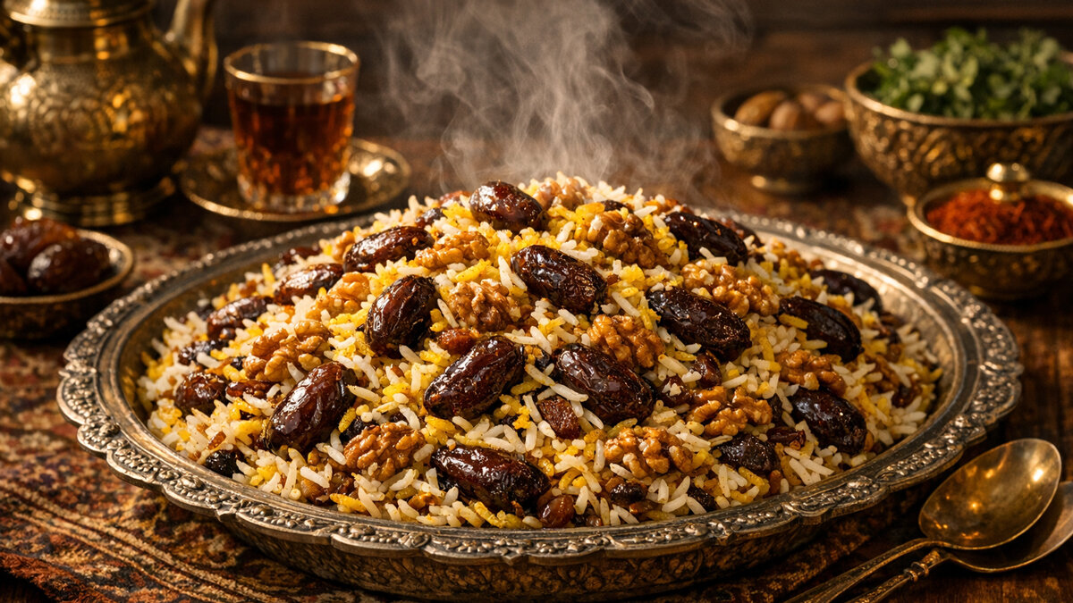 خرماپلو ؛ غذای پرانرژی و محبوب جنوبی‌ها که باید یکبار امتحان کنید + روش تهیه