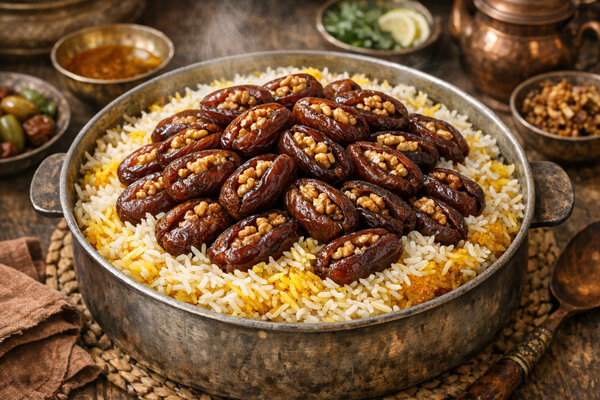 خرماپلو ؛ غذای پرانرژی و محبوب جنوبی‌ها که باید یکبار امتحان کنید + روش تهیه