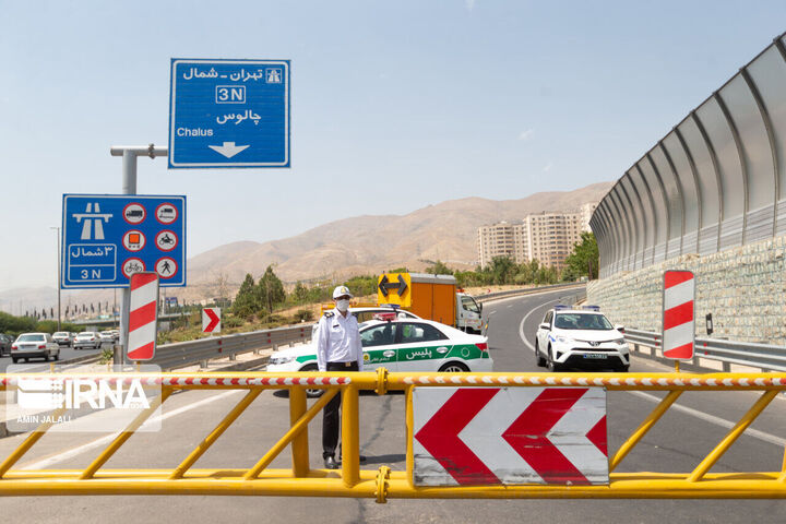 اعمال محدودیت تردد در جاده چالوس و آزادراه تهران - شمال