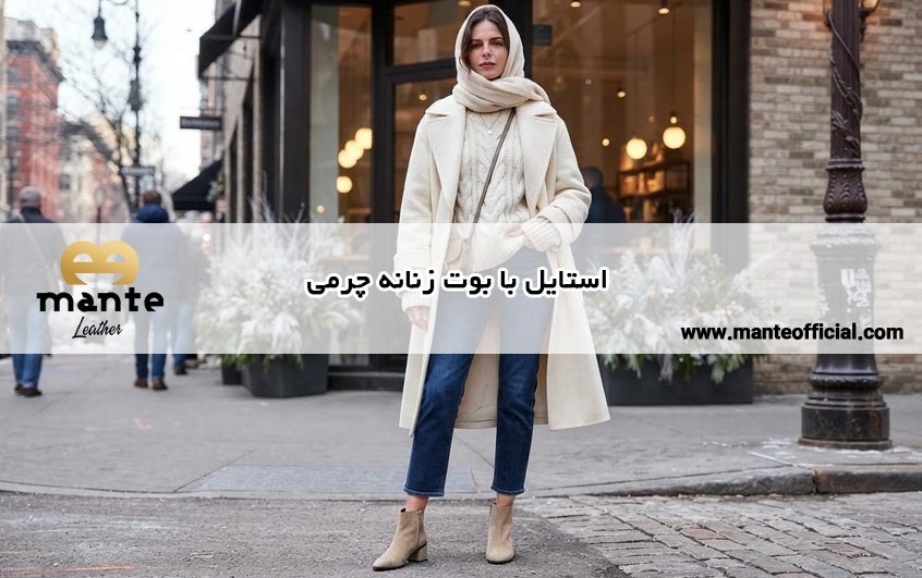 بوت زنانه چرمی