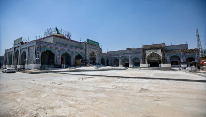 آخرین مراحل اجرایی بخش زیارتی صحن حضرت زینب(س) در کربلا+ تصاویر آخرین مراحل اجرایی بخش زیارتی صحن حضرت زینب(س) در کربلا/ تصاویر
