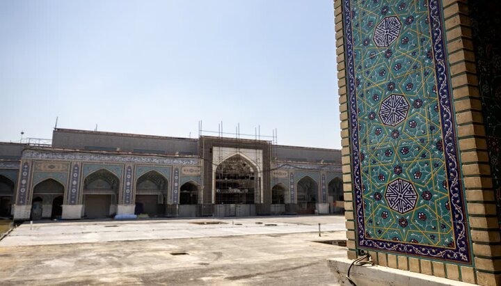 آخرین مراحل اجرایی بخش زیارتی صحن حضرت زینب(س) در کربلا+ تصاویر آخرین مراحل اجرایی بخش زیارتی صحن حضرت زینب(س) در کربلا/ تصاویر